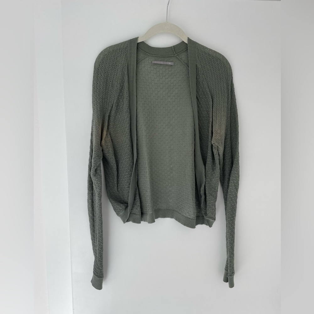Lightweight green cardigan